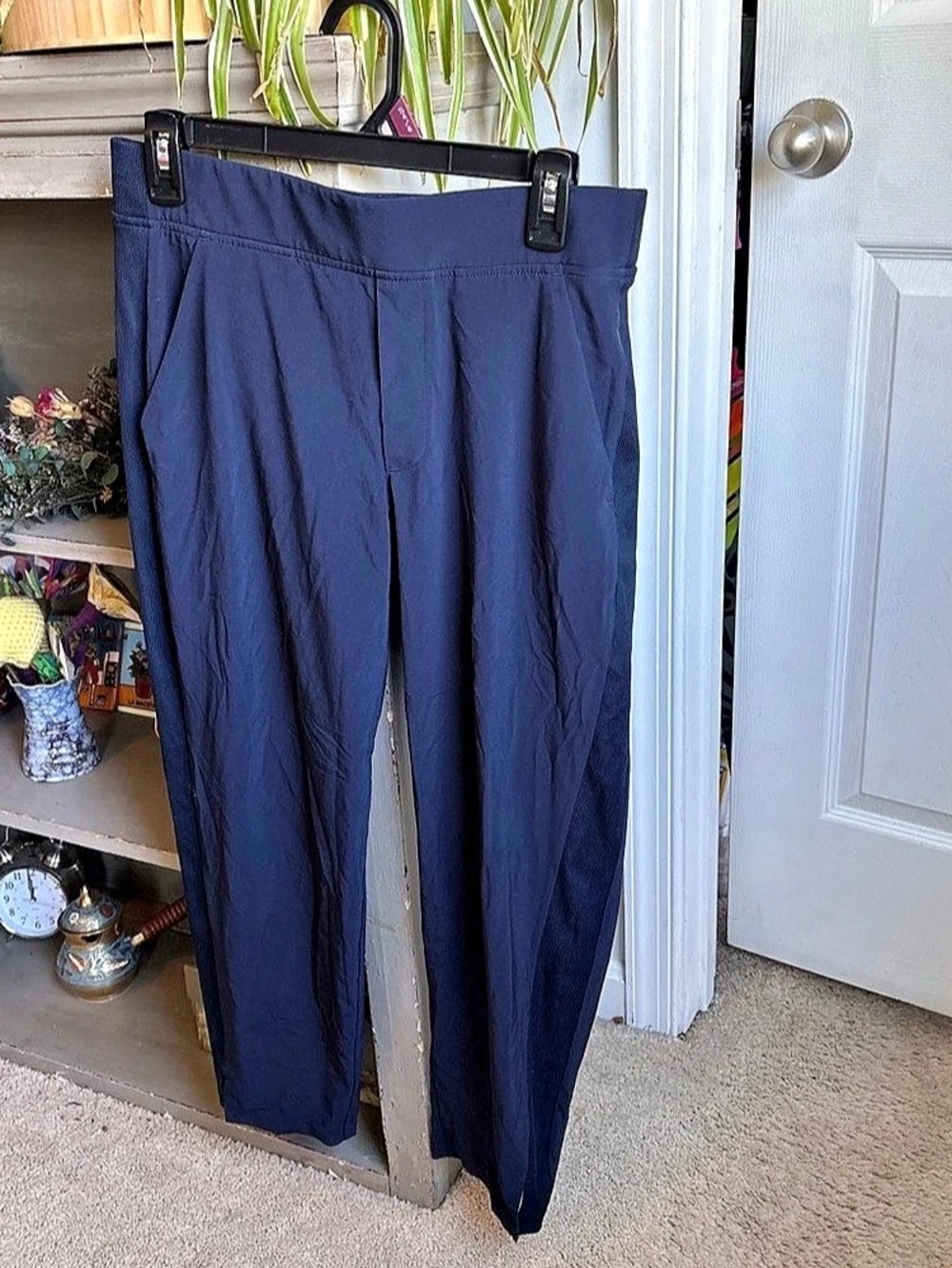Athleta Blue Straight Leg Pants Size 6